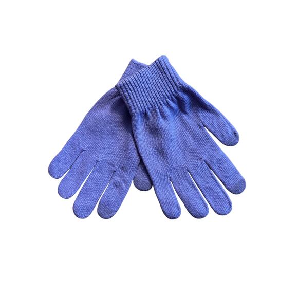 Knit Gloves Touch Screen Compatible Gray Purple Burgundy Set of 3 New With Tags - Picture 5 of 6